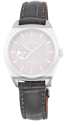 Kožený řemínek Orient Star UL024015J0 14mm (pro RE-ND01), šedý