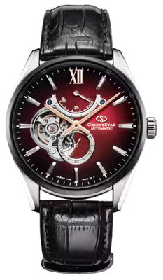 Kožený řemínek Orient Star UL026011J9 (pro RE-HJ00, RE-HK00), černý