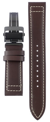 Kožený řemínek Orient Star UL038011M0 21mm (pro RE-AU02), hnědý