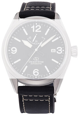Kožený řemínek Orient Star UL038013J0 21mm (pro RE-AU02), černý