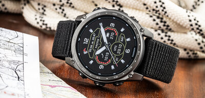 Nylonový řemínek Ricardo 26mm (pro Garmin Fenix 8/7X/6X (51mm), Tactix aj.), černý, provlékací