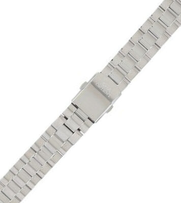 Ocelový náramek Orient Star UM018111J0 21mm (pro RE-HJ00, RE-HK00), stříbrný