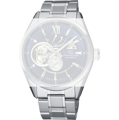 Ocelový náramek Orient Star UM026111J0 21mm (pro RE-AV00, RE-AV01), stříbrný
