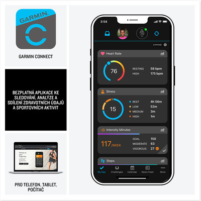 Garmin Forerunner 165 Music, Berry/Lilac