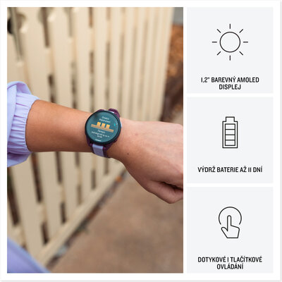 Garmin Forerunner 165 Music, Black/Slate Gray