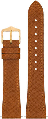 Kožený řemínek Hirsch Giffone L 01875070-1, hnědý, teletina, délka L, Quick Release