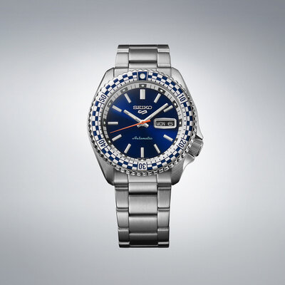 Seiko 5 Sports Automatic SRPK65K1 Special Edition Checker Flag