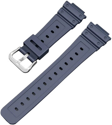 Silikonový řemínek Ricardo Ribolla 16mm (pro Casio G-Shock GA-2100/GA-2110, DW-5600, GW-6900), modrý V2