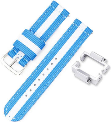Textilní řemínek Ricardo 16mm (pro Casio G-Shock GA-2100/GA-2110, DW-5600, GW-6900), modrý, NATO, + adaptér