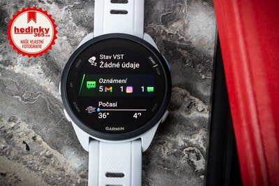 Garmin Forerunner 165, Mist Gray/Whitestone