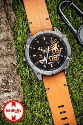 Kožený řemínek Ricardo Dolo 26mm, Brown, QuickFit