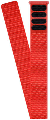 Nylonový řemínek Garmin 22mm (pro Fenix 6/7, Instinct 2 aj.), červený, UltraFit, 010-13306-12