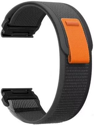 Nylonový řemínek Ricardo 22mm (pro Garmin Fenix 8/7/6 (47mm), Epix 2 aj.), šedý, QuickFit