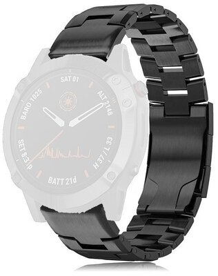 Ocelový náramek Ricardo Dolcè 26mm, Black, QuickFit