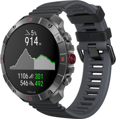 Polar Grit X2 Pro Titan, velikost M/L (+ náhradní řemínek)