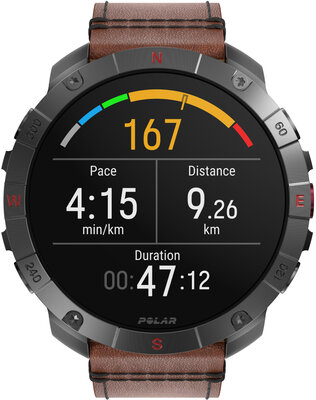 Polar Grit X2 Pro Titan, velikost M/L (+ náhradní řemínek)