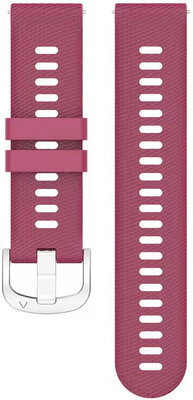Silikonový řemínek Ricardo 18mm (pro Garmin Venu 2S, Vívoactive 4S, Forerunner 265S, Venu 3S aj.), červený V1, Quick Release