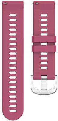 Silikonový řemínek Ricardo 18mm (pro Garmin Venu 2S, Vívoactive 4S, Forerunner 265S, Venu 3S aj.), červený V1, Quick Release