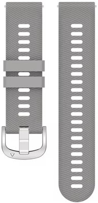 Silikonový řemínek Ricardo 18mm (pro Garmin Venu 2S, Vívoactive 4S, Forerunner 265S, Venu 3S aj.), šedý V1, Quick Release