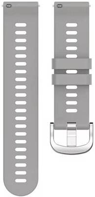 Silikonový řemínek Ricardo 18mm (pro Garmin Venu 2S, Vívoactive 4S, Forerunner 265S, Venu 3S aj.), šedý V1, Quick Release