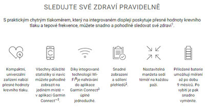 Garmin Index BPM Chytrý tlakoměr