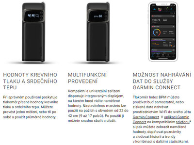 Garmin Index BPM Chytrý tlakoměr