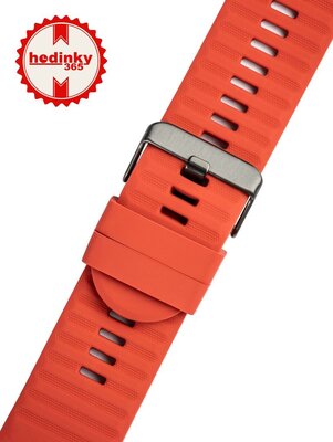 Silikonový řemínek Ricardo Livigno 26mm, Red, QuickFit
