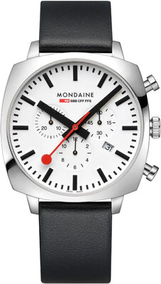 Mondaine Grand Cushion Quartz MSL.41410.LBV.SET (+ náhradní řemínek)