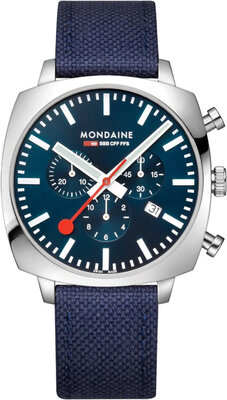 Mondaine Grand Cushion Quartz MSL.41440.LD.SET (+ náhradní řemínek)