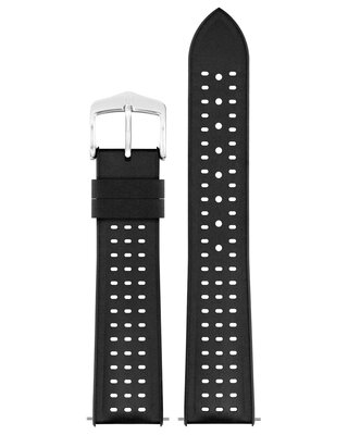Kaučukový řemínek Hirsch NYAD M 0925099150-2, černý, přírodní kaučuk, délka M, Quick Release