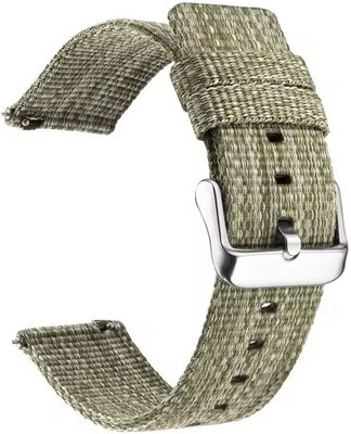 Nylonový řemínek Ricardo 22mm (pro Garmin Venu 3, Forerunner 265, Vívoactive 4 aj.), zelený, Quick Release