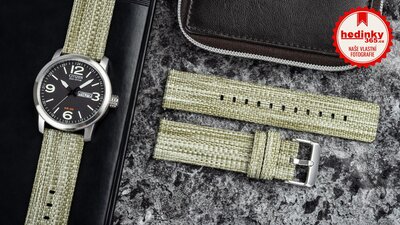 Nylonový řemínek Ricardo 22mm (pro Garmin Venu 3, Forerunner 265, Vívoactive 4 aj.), zelený, Quick Release