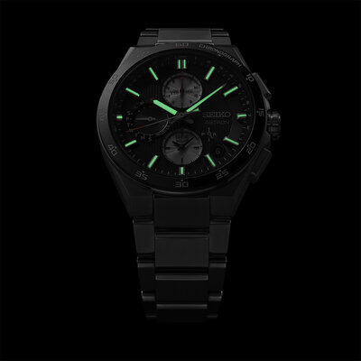 Seiko Astron Solar GPS Chronograph SSH151J1 "Night Black"