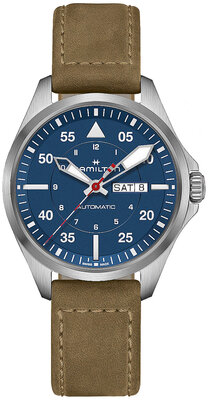 Hamilton Khaki Aviation Pilot Day Date Automatic H64655941 Air-Glaciers Special Edition (+ náhradní řemínek)