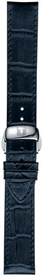 Kožený řemínek Tissot T852.032.781 19mm, modrý, Quick Release