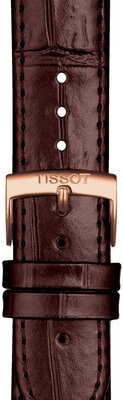 Kožený řemínek Tissot T852.043.014 20mm, hnědý, Quick Release