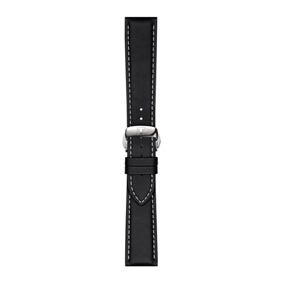 Kožený řemínek Tissot T852.044.599 21mm, černý, Quick Release