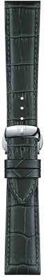 Kožený řemínek Tissot T852.045.750 21mm, šedý, Quick Release