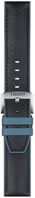 Kožený řemínek Tissot T852.046.785 22mm, černý, Quick Release