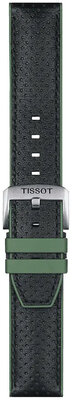 Kožený řemínek Tissot T852.046.787 22mm, černý, Quick Release