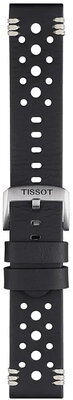 Kožený řemínek Tissot T852.046.810 22mm, černý, Quick Release