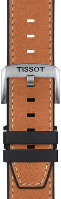 Kožený řemínek Tissot T852.047.777 23mm, hnědý, Quick Release