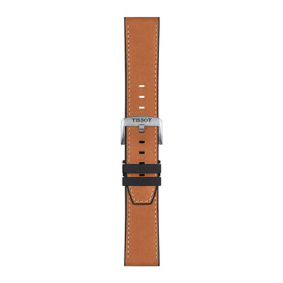Kožený řemínek Tissot T852.047.777 23mm, hnědý, Quick Release