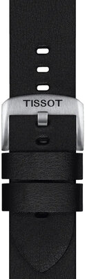 Kožený řemínek Tissot T852.048.225 22mm, černý, Quick Release
