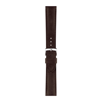 Kožený řemínek Tissot T852.049.057 20mm, hnědý, Quick Release
