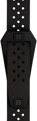 Pryžový řemínek Tissot Sideral T852.048.857 20mm, černý, Quick Release