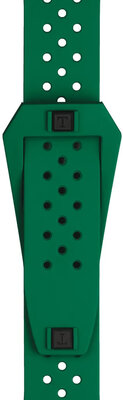Pryžový řemínek Tissot Sideral T852.048.862 20mm, zelený, Quick Release