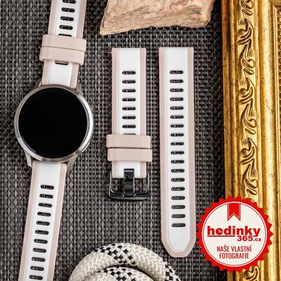 Silikonový řemínek Ricardo 18mm (pro Garmin Venu 2S, Vívoactive 4S, Forerunner 265S, Venu 3S aj.), barevný, Quick Release