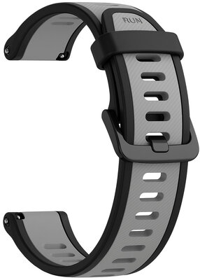 Silikonový řemínek Ricardo 20mm (pro Garmin Venu, Venu Sq, Venu Sq 2, Venu 2 plus aj.), šedý V5, Quick Release