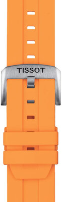 Silikonový řemínek Tissot T852.047.918 22mm, oranžový, Quick Release